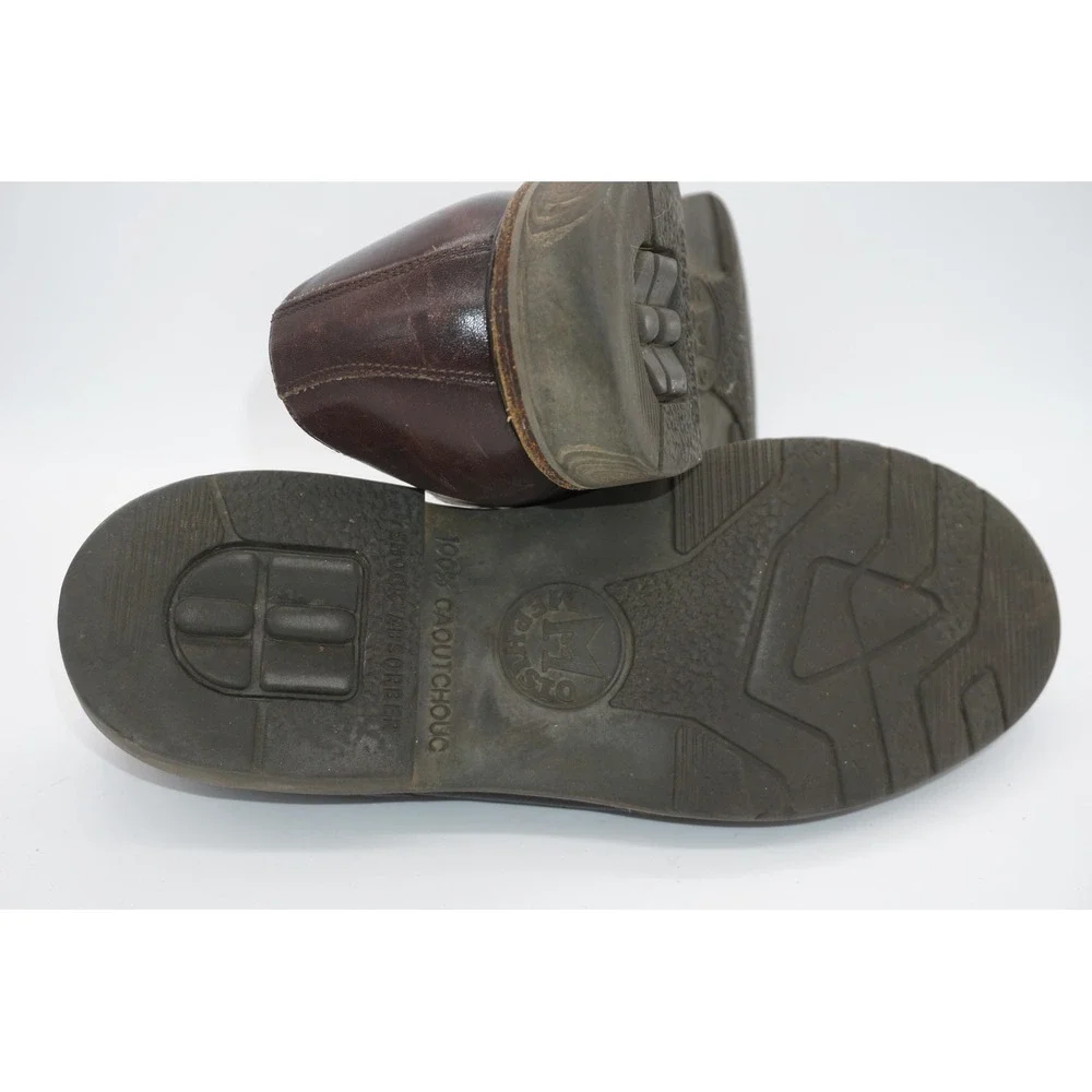 Mephisto Air Relax Shoes Brown Leather Derby Dress Casual Comfort Men's Size‎ 11
